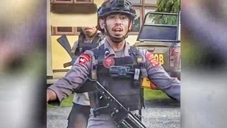 Bripda MS, tersangka penganiayaan terhadap siswa MTs hingga tewas di Tual, Maluku. (Foto: Ist)