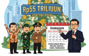 Kabar Gembira…! THR ASN, TNI dan Polri Dicairkan Awal Ramadan