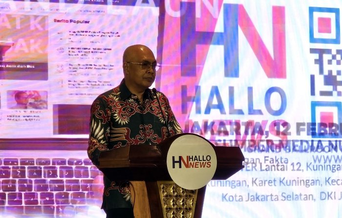 Tantangan Disrupsi Media, Ketum PWI Pusat Ingatkan Integritas di Peluncuran Hallonews.id