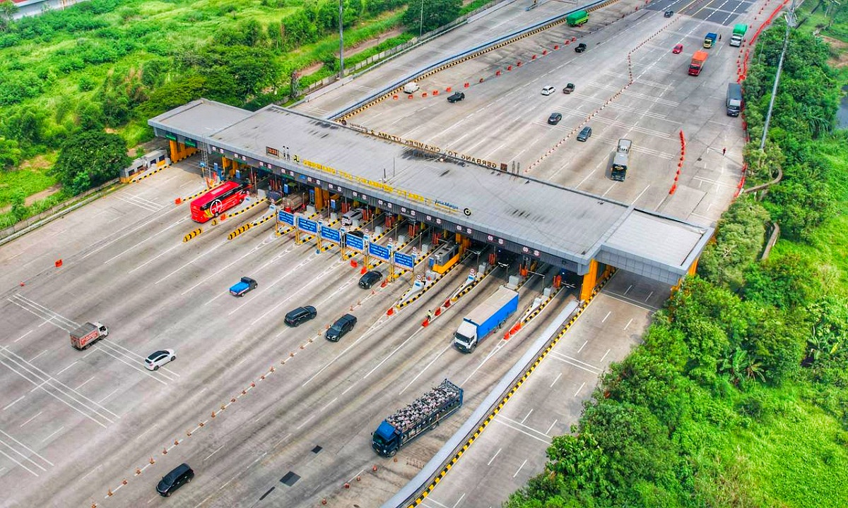 Gerbang Tol (GT) Cikampek. (Foto: Jasa Marga)