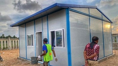 Pembangunan huntap pascabencana di Aceh, Sumut, dan Sumbar terus dikebut. Total 36.669 unit ditargetkan, sebagian sudah rampung dan ribuan masih proses. (Dok. Kemendagri)