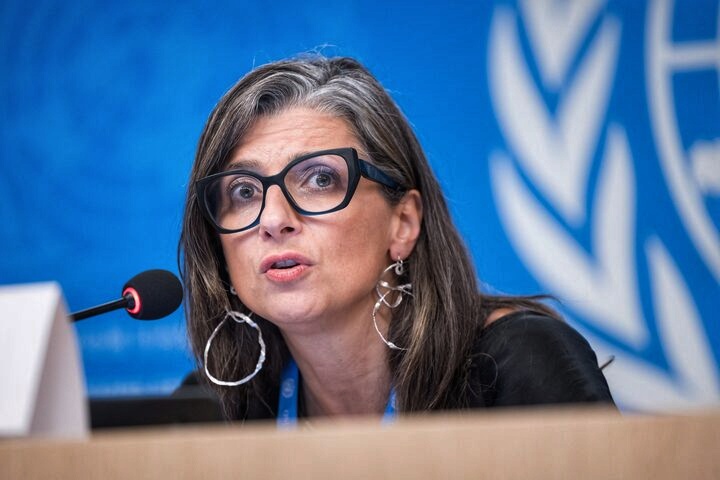 Pakar PBB Francesca Albanese. (Foto: REUTERS/Pierre Albouy)