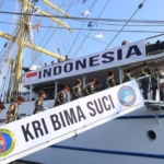 KRI Bima Suci memulai pelayaran Kartika Jala Krida bersama taruna dari 25 negara untuk misi diplomasi maritim dan pelatihan selama enam bulan ke delapan negara sahabat. (Ist)