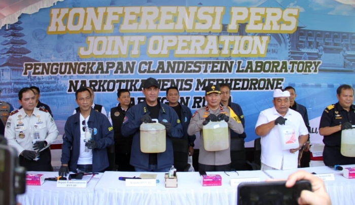 BNN Ungkap Laboratorium Narkoba Rahasia Milik Jaringan Rusia di Bali