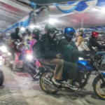Suasana pemudik sepeda motor di Pelabuhan Ciwandan. (Foto: RN/Tama)