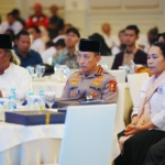 Kapolri Jenderal Listyo Sigit Prabowo mengajak KSBSI menjaga persatuan dan kamtibmas saat buka puasa bersama di Jakarta, demi stabilitas dan pertumbuhan ekonomi nasional. (Foto: RN/HO-Humas Polri)