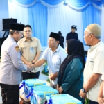 Pembangunan SMA Kemala Taruna Bhayangkara di Gunung Sindur, Bogor telah mencapai 60 persen. Polri juga menggelar buka puasa bersama warga sebagai bentuk silaturahmi. (RN/HO-HUMAS POLRI)