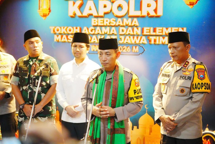 Safari Ramadan di Jatim, Kapolri Ajak Masyarakat Bersatu Jaga Kamtibmas