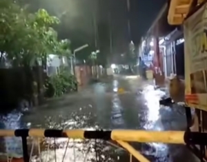 Sejumlah wilayah di Jakarta Timur terendam banjir. (Foto: Instagram/info_cipayung)