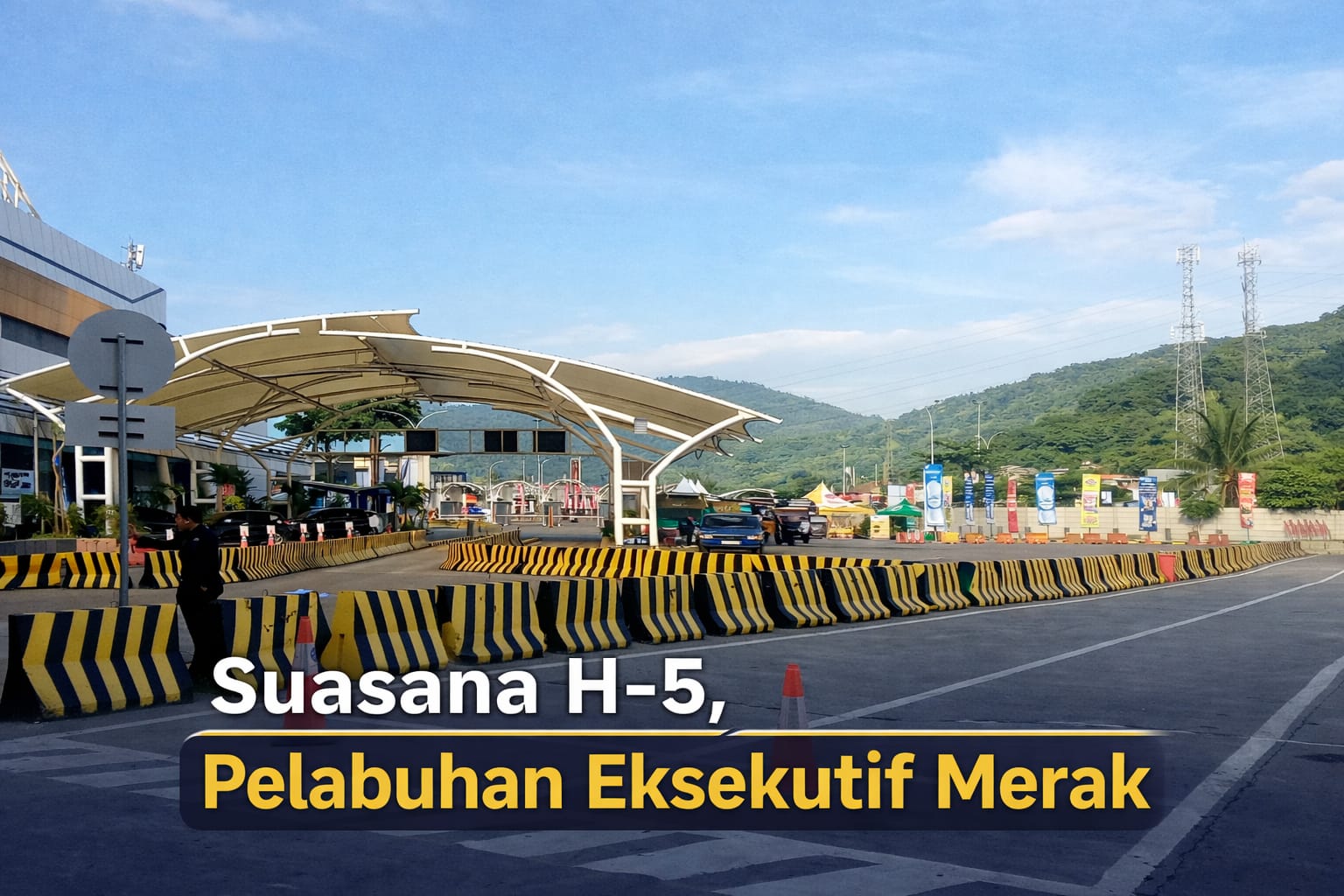 H-5 Lebaran Dermaga Eksekutif Merak Masih Lengang