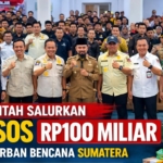 Bansos Rp100 Miliar untuk Sumatera, Tito Karnavian Turun Langsung