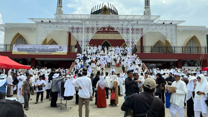 2.400 Jamaah Calon Haji Depok Ikuti Manasik Haji di Masjid Duyufurrahman
