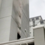 Apartemen Mediterania Tanjung Duren Terbakar, 110 Personel Damkar Dikerahkan