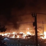 120 Lapak Pedagang di Pasar Bungur Jambi Hangus Terbakar