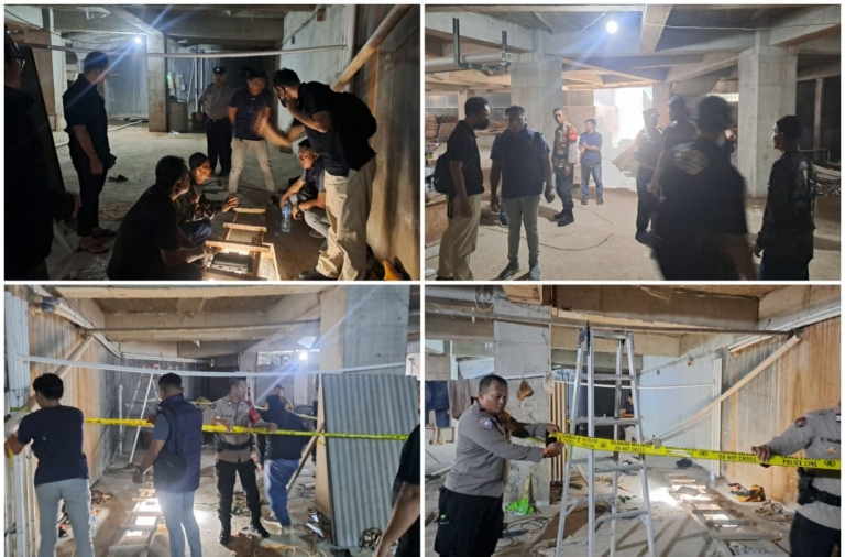 Empat pekerja meninggal dunia saat membersihkan penampungan air di proyek TB Simatupang, Jakarta Selatan. Polisi menyelidiki dugaan kelalaian keselamatan kerja. (Ist)