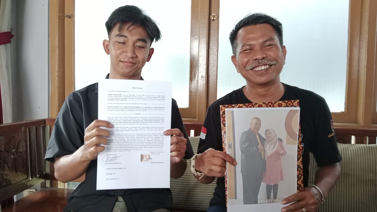 Pemuda Banyumas mengaku tertipu janji lolos seleksi Bintara Polri setelah menyetor Rp125 juta. Kuasa hukum menilai kasus ini mengarah pada dugaan penipuan dan penggelapan. (Foto: ReportaseNews/Kus)