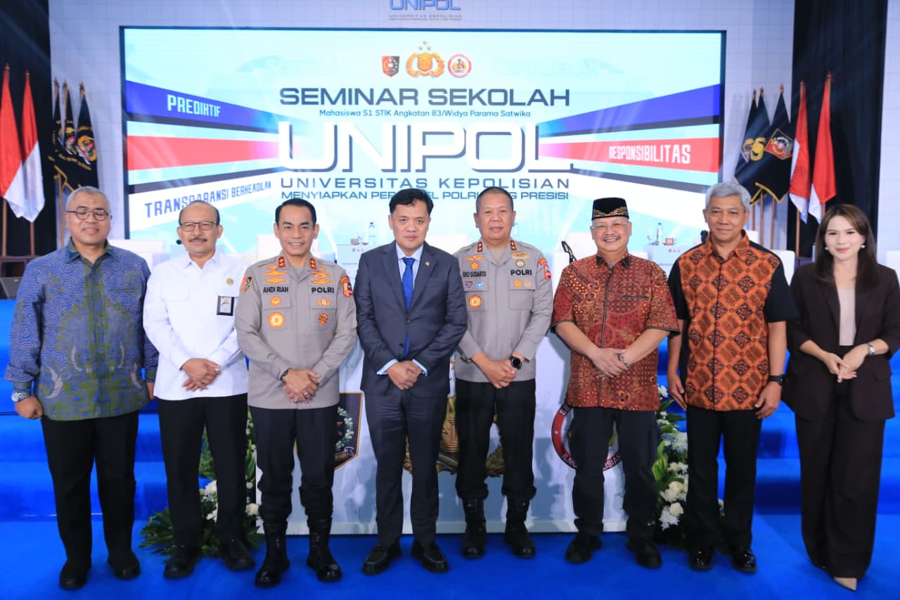 STIK Lemdiklat Polri menggelar Seminar UNIPOL untuk mendorong transformasi pendidikan kepolisian berbasis digital dan reformasi Polri yang adaptif. (Foto: ReportaseNews/HO-Humas Polri)