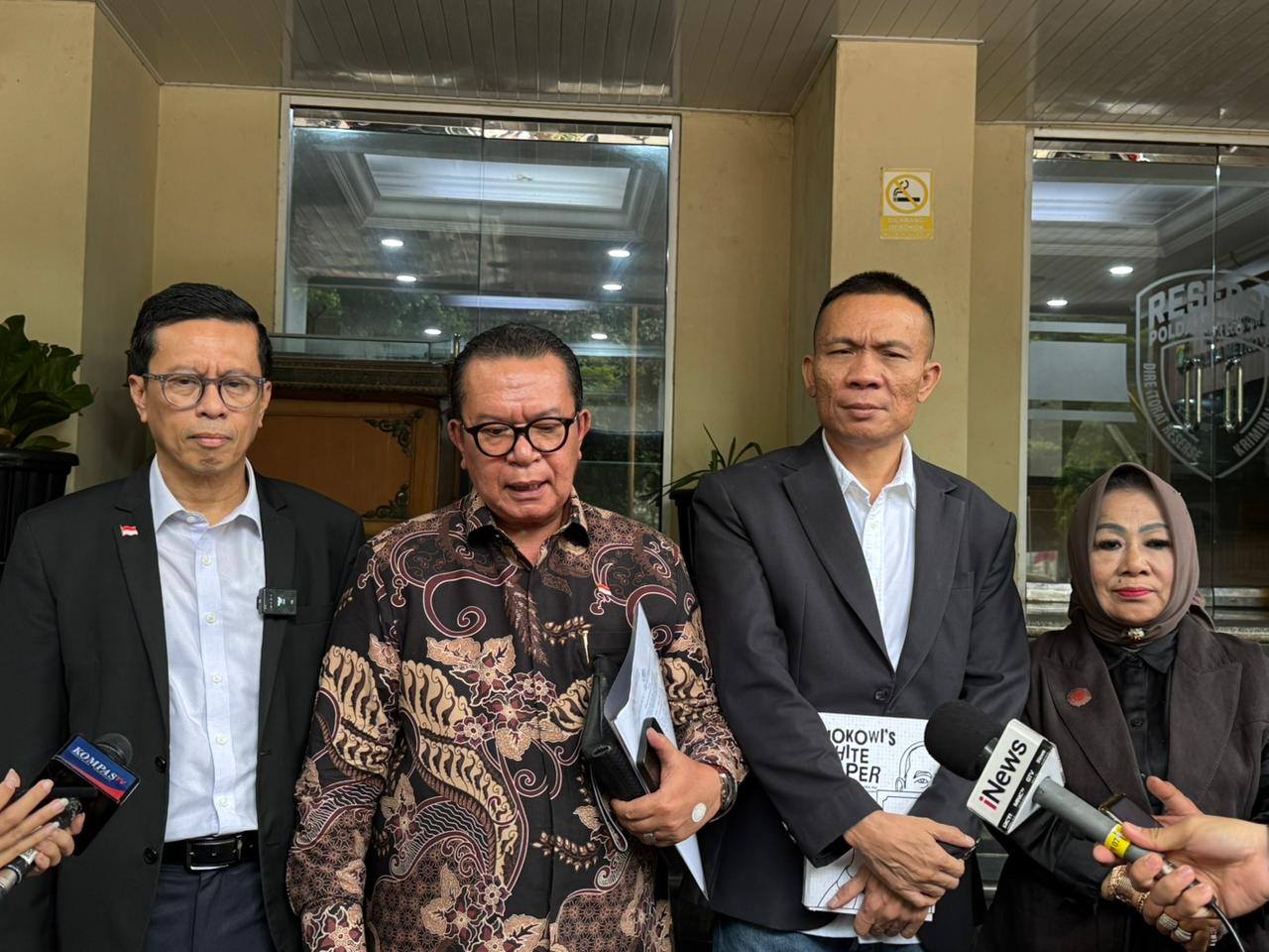 SP3 kasus tudingan ijazah Jokowi diklaim telah final. Kuasa hukum Rismon menyebut tinggal menunggu pengumuman resmi dari Polda Metro Jaya. (Foto: ReportaseNews/Tama)