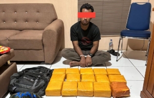 Bareskrim Polri bongkar jaringan narkoba Malaysia-Riau di Bengkalis. Lebih dari 21 kg sabu disita, satu kurir diamankan, jaringan masih dikembangkan. (Foto: ReportaseNews/HO-Dittipidnarkoba Bareskrim Polri)