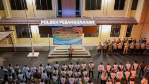 Apel Gabungan Dipimpin Kompol Seala Syah Alam, Polisi-TNI dan Warga Perkuat Kamtibmas Pesanggrahan