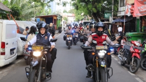 Polwan Polda Metro Jaya gelar edukasi dan bakti sosial Hari Kartini 2026. (Foto: ReportaseNews/HO-Humas Polda Metro Jaya)