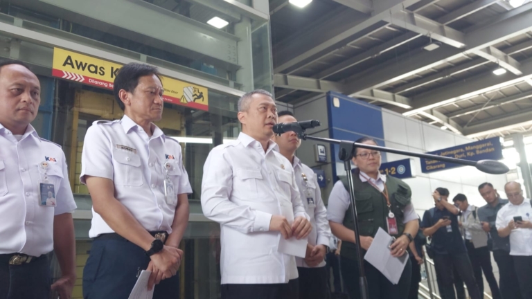 Menhub Dudy Purwagandhi sidak Green SM Bekasi usai kecelakaan, audit keselamatan dan operasional diperketat, pelanggaran siap ditindak. (Foto: ReportaseNews/Tama)