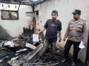 Kebakaran di Paluta, Bocah Empat Tahun Tewas Terjebak di Kamar Mandi