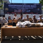 Polres Padangsidimpuan Musnahkan Sabu dan Ganja Hasil Operasi Pekat