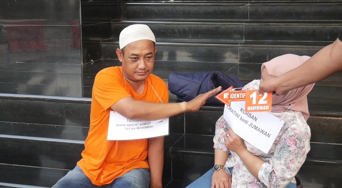 Dari Cekcok ke Pembunuhan, 38 Adegan Ungkap Fakta Baru Tewasnya Istri Siri di Serpong. (Foto: ReportaseNews/Tama)