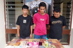 Kapolsek Dolok Gerebek Sarang Narkoba di Kebun Sawit