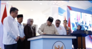 Presiden Prabowo Sebut Gabungan Nama Kapolri dan Panglima TNI Tanda-tanda dari Langit