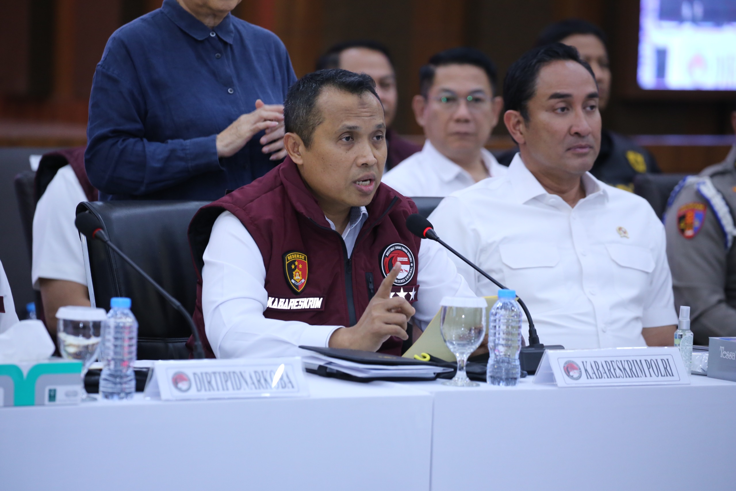 Bareskrim Polri menegaskan tidak ada toleransi bagi anggota yang terlibat narkoba. Oknum polisi di Kalimantan Timur terancam PTDH dan pidana umum. (Foto: ReportaseNews/HO-Humas Polri)