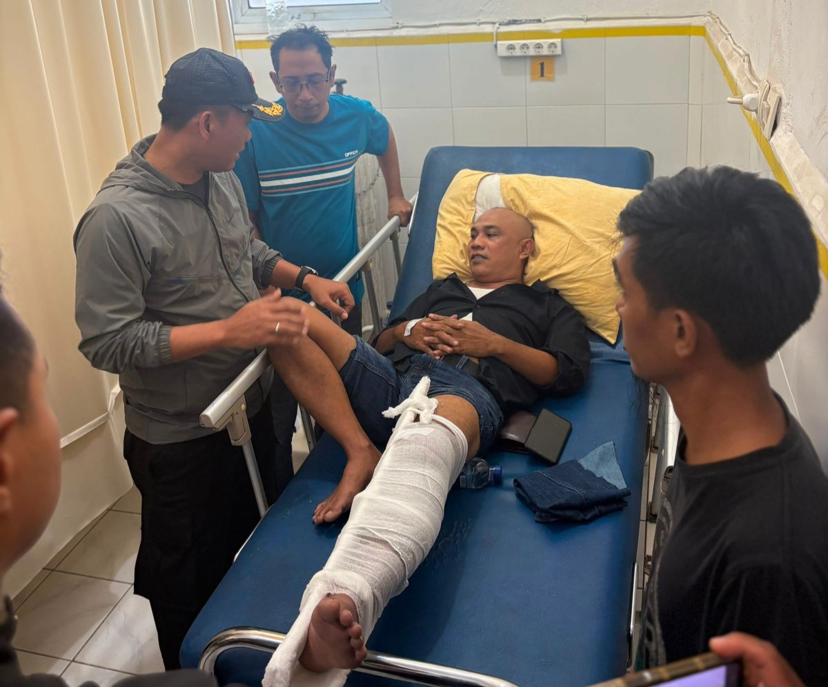 Kapolres Sumba Timur Biayai Korban Tertabrak Mobil Patroli Polisi