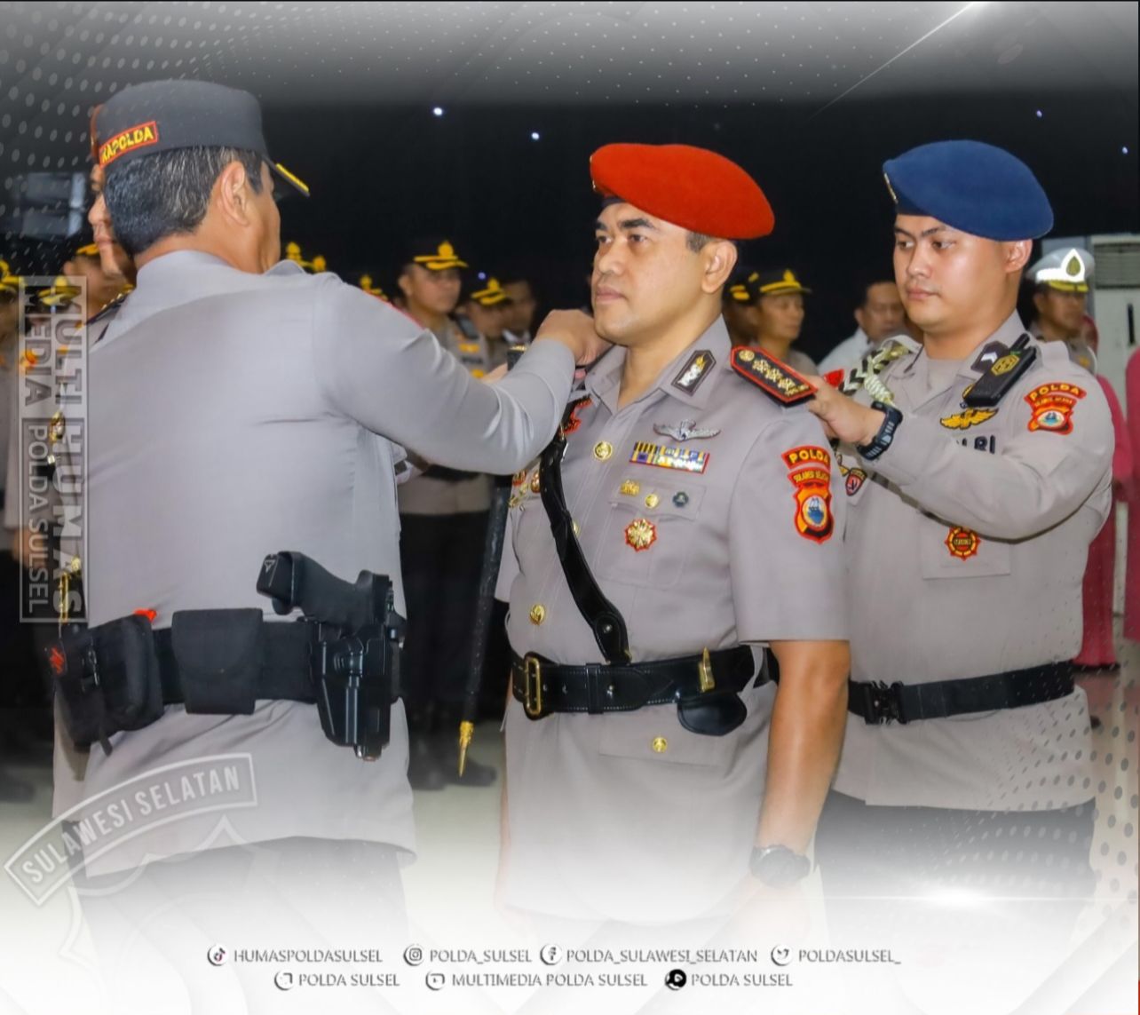 Kombes Taufik Herdiansyah Resmi Jabat Dirreskrimsus Polda Sulsel