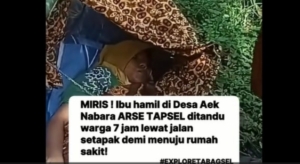VIDEO VIRAL: Ibu Hamil di Tapsel Ditandu 7 Jam Melalui Jalan Setapak Demi ke Rumah Sakit