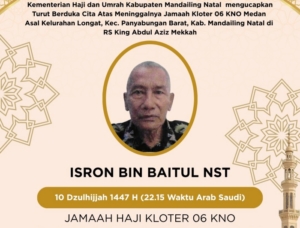 Jamaah Haji Asal Madina Wafat di Rumah Sakit Mekkah