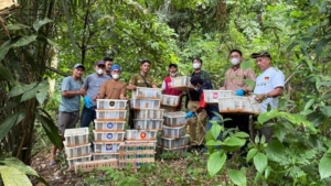 Petugas Gabungan Gagalkan Penyelundupan 1.532 Burung Liar di Tol Lampung