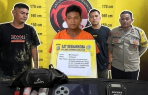Pria Ini Manfaatkan Warung Es Tebu untuk Tempat Transaksi Sabu di Tapsel