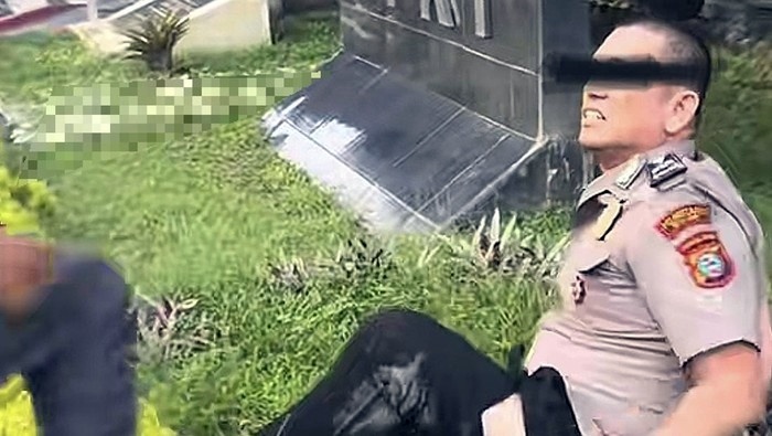 Viral Polisi Dikejar Warga dan Didorong ke Parit Dekat Mako Polda Sumut
