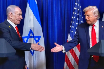 Trump mengaku kecewa terhadap keputusan Israel melancarkan serangan saat negosiasi memasuki tahap akhir. (Foto: AP Photo/Alex Brandon)