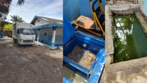 Bau dan Jorok, Ada Kolam Hijau Diduga Limbah SPPG Bangun Muda Asahan di Padangsidimpuan