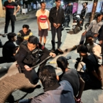 Tawuran di Bekasi Timur berhasil digagalkan Tim Patra Satbrimob Polda Metro Jaya. Dua pemuda diamankan bersama sejumlah senjata tajam dan stik golf. (Foto: ReportaseNews/HO-Humas PMJ)