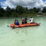 Seorang remaja 17 tahun dilaporkan tenggelam saat berenang di Danau Biru Sintang, Kalimantan Barat. Hingga hari pertama pencarian berakhir, korban belum ditemukan. (Ist)
