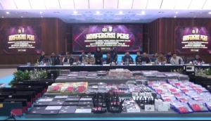 Bareskrim Polri menyelidiki 15 perusahaan yang diduga menjadi sponsor ratusan WNA dalam kasus sindikat judi online internasional di Hayam Wuruk, Jakarta Barat. (Foto: ReportaseNews/Tama)