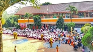 Polisi memburu pengirim ancaman bom ke SDN Srengseng Sawah 15 Pagi, Jagakarsa. Hasil penyisiran Tim Gegana dan Densus 88 menyatakan tidak ditemukan bahan peledak. (Ist)