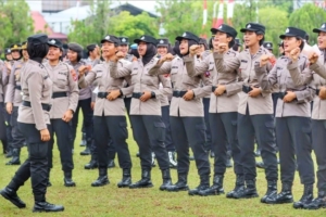 Ilustrasi Polwan Polri. (Ist)