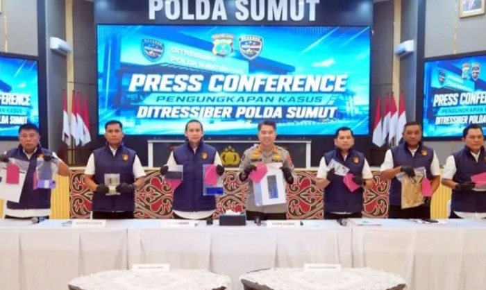 Polda Sumut Ringkus Komplotan Penipuan Online Berkedok Lelang Mobil