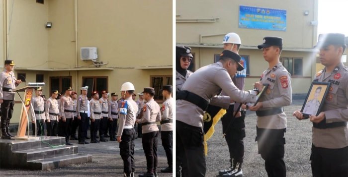 Dua Anggota Polres Empat Lawang Dipecat Akibat Narkoba dan Desersi