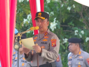 Kapolda Sumsel Irjen Pol. Sandi Nugroho menginstruksikan seluruh jajaran meningkatkan patroli, edukasi, dan penegakan hukum untuk mencegah kebakaran hutan dan lahan selama musim kemarau. (Foto: ReportaseNews/Don)