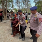 Polda NTT mengerahkan 845 personel dan 821 personel instansi terkait untuk menangani dampak gempa Flores pada Sabtu (15/8/2026). (Dok. Humas Polri)